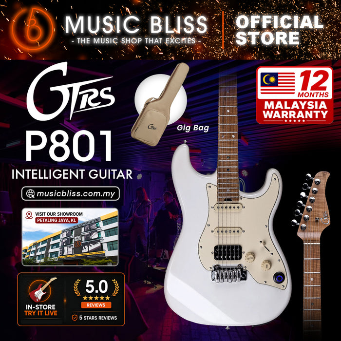 Mooer GTRS Professional P801 Intelligent Electric Guitar with Built-In Effects - Olympic White