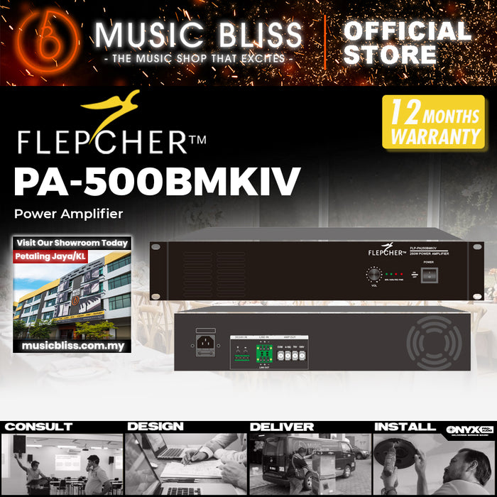 Flepcher PA-500BMK IV 500W Power Amplifier