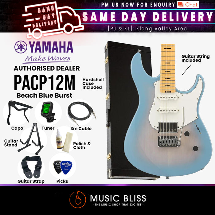 Yamaha PACP12M Pacifica Professional Electric Guitar - Beach Blue Burst