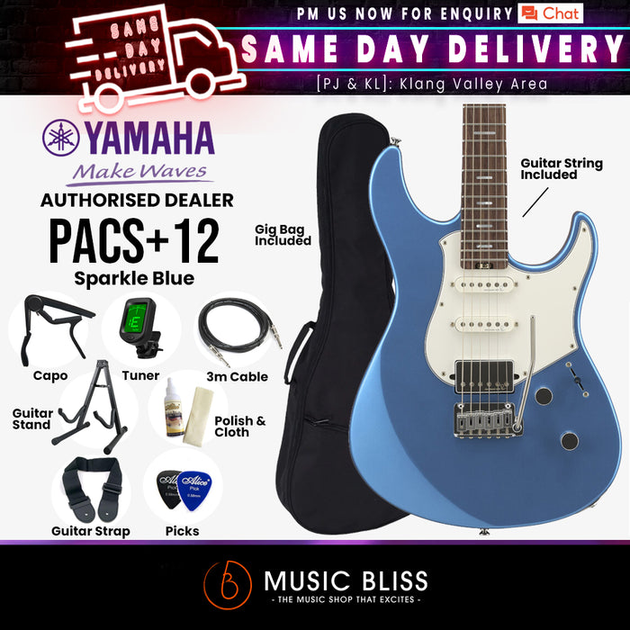 Yamaha PACS+12 Pacifica Standard Plus Electric Guitar, Rosewood Fingerboard - Music Bliss Malaysia