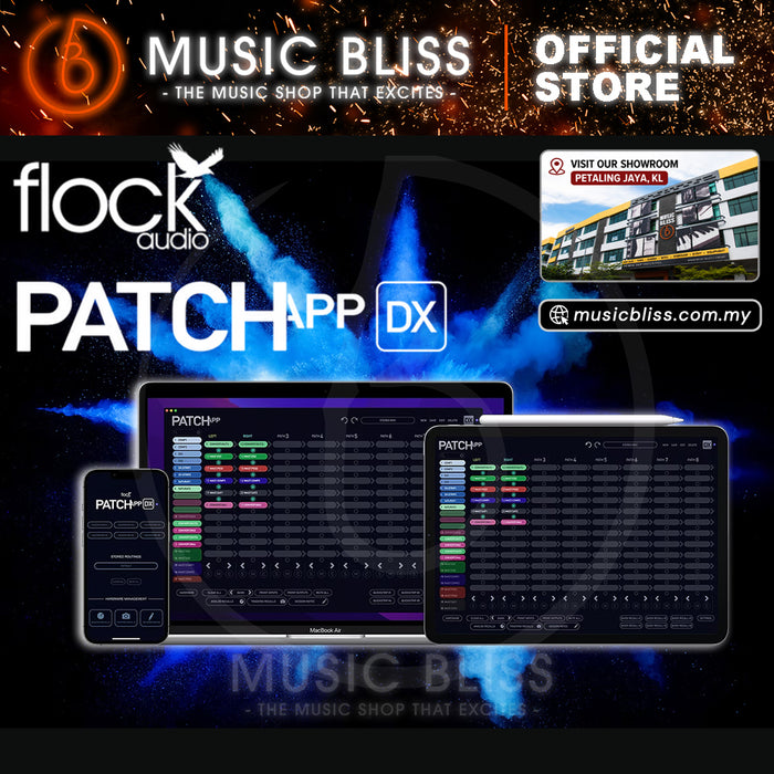 Flock Audio Patch App DX Hardware Management Software