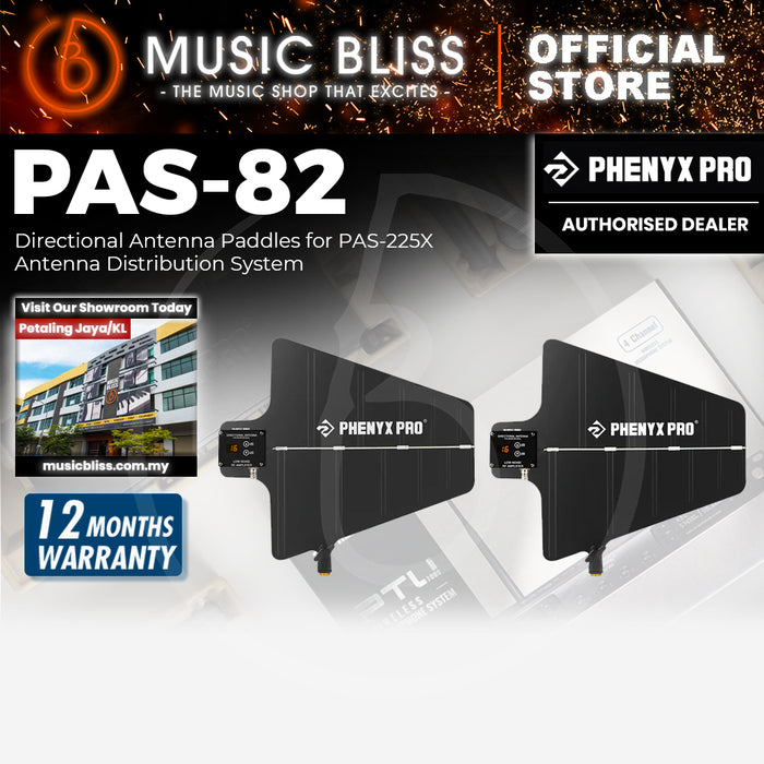 Phenyx Pro PAS-82 Directional Antenna Paddles for PAS-225X Antenna Distribution System