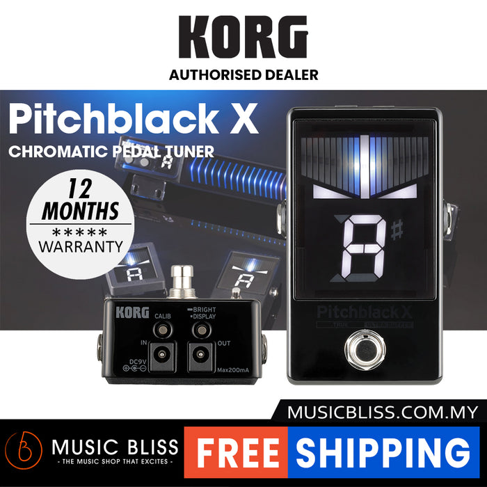 Korg Pitchblack X Custom Pedal Tuner - Music Bliss Malaysia