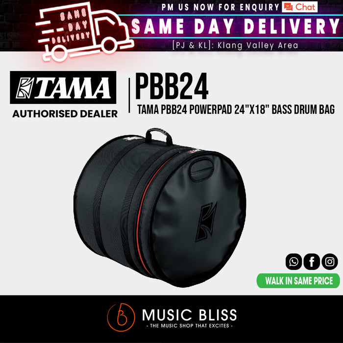 Tama PBB24 Powerpad 24"x18" Bass Drum Bag - Music Bliss Malaysia