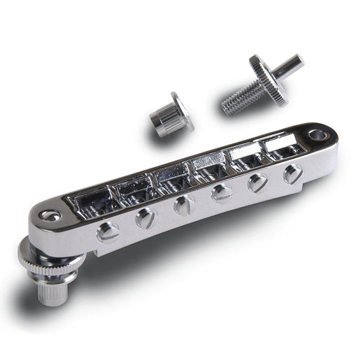GIBSON ACCESSORIES NASHVILLE TUNE-O-MATIC BRIDGE - CHROME (PBBR-030) - Music Bliss Malaysia
