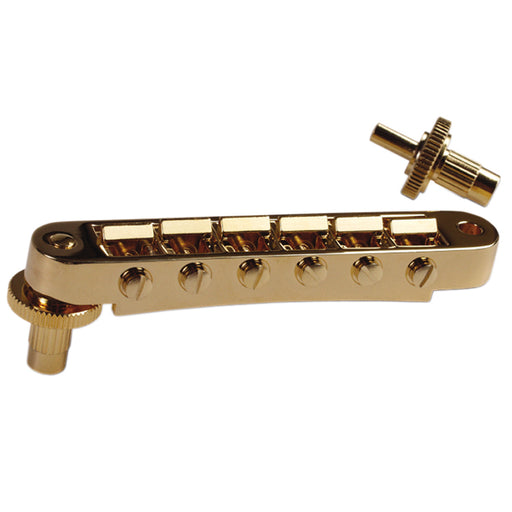 GIBSON ACCESSORIES NASHVILLE TUNE-O-MATIC BRIDGE - GOLD (PBBR-040) - Music Bliss Malaysia