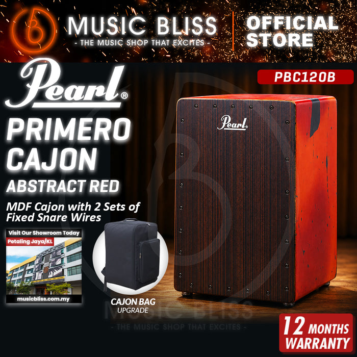 Pearl Primero Cajon - Abstract Red
