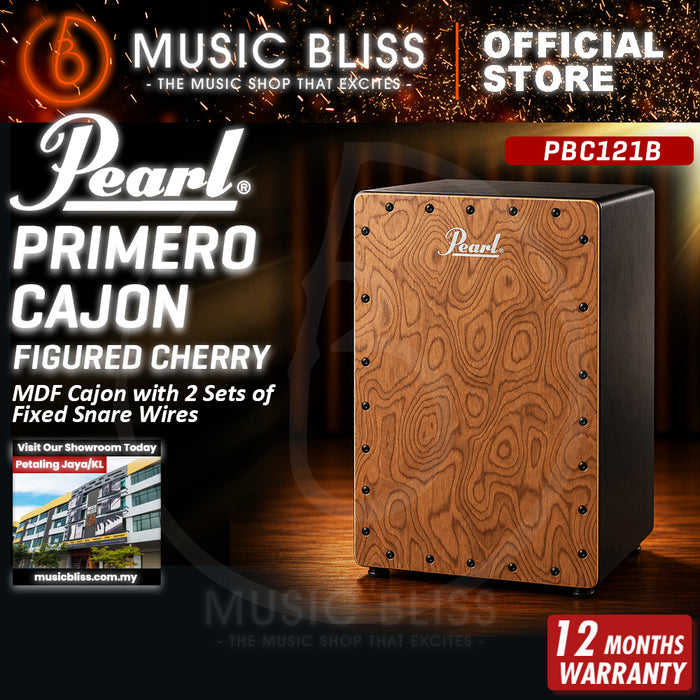 Pearl Primero Cajon - Figured Cherry