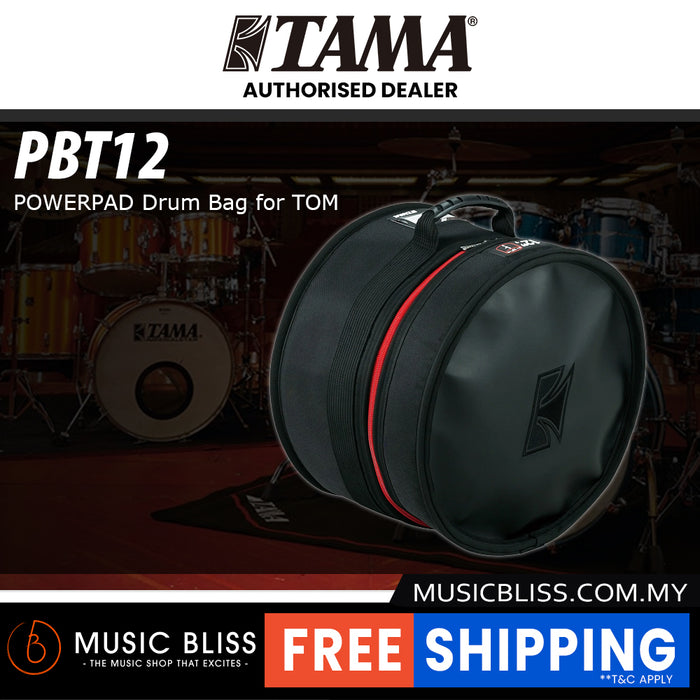 Tama PBT12 PowerPad Drum Bag for Tom, 9"x12"