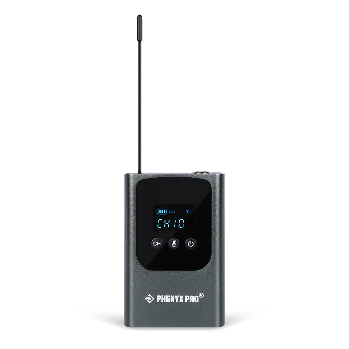 Phenyx Pro PDP-2-2B(900) Dual Digital Portable Wireless Microphone System (2 Bodypack)