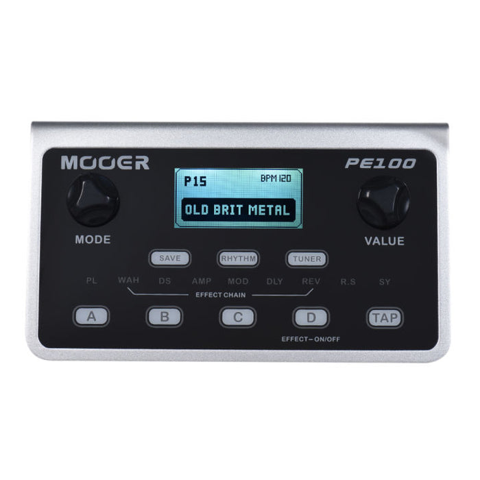 Mooer PE100 Portable Multi-Effects Pedal - Music Bliss Malaysia