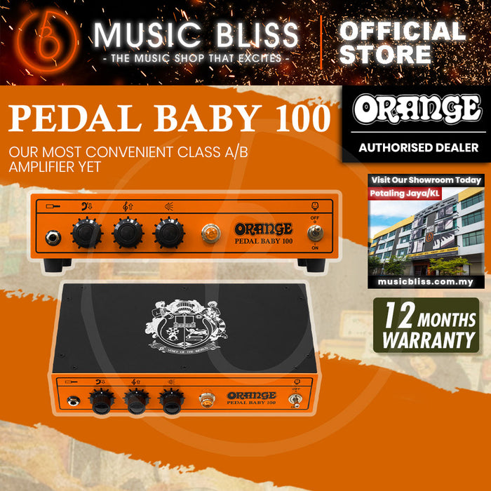 Orange Pedal Baby 100 - 100-watt Class A/B Power Amplifier