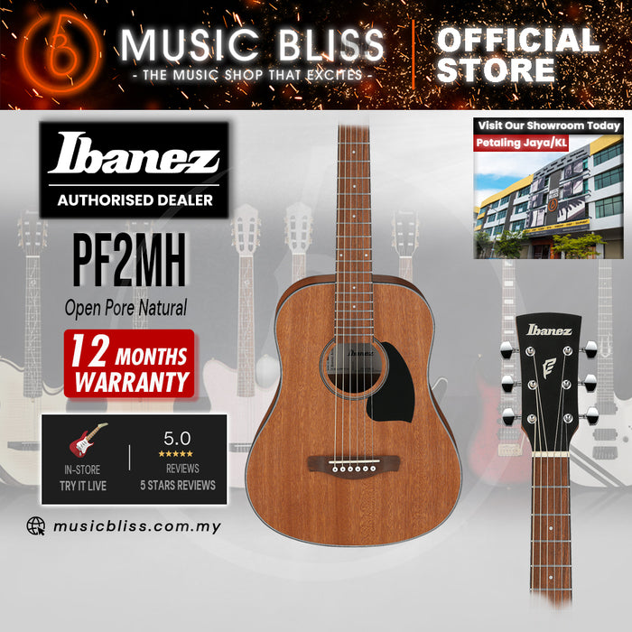 Ibanez PF2MH Acoustic Guitar - Open Pore Natural