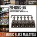 Graph Tech PG-0080-B6 String Saver Classics Floyd Rose-Style Saddles - Black (set of 6) - Music Bliss Malaysia