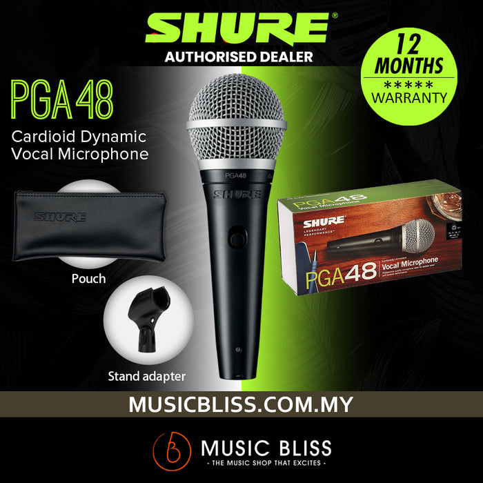Shure PGA48-LC Handheld Dynamic Vocal Microphone