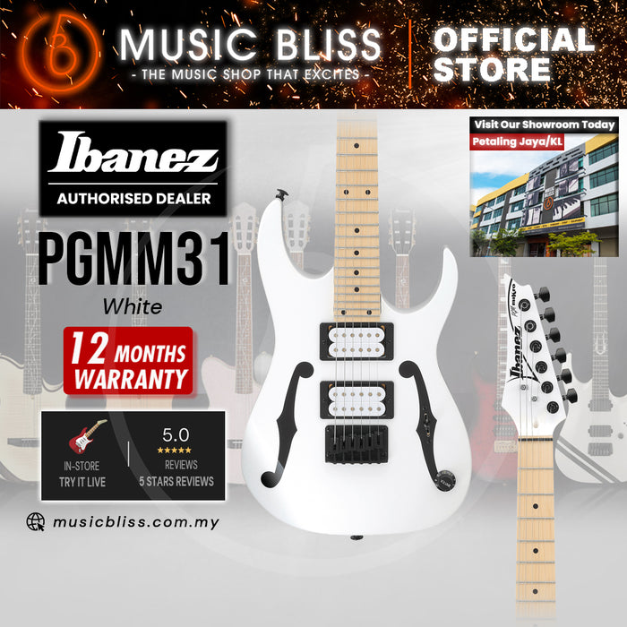Ibanez Paul Gilbert Signature PGMM31 Electric Guitar - White