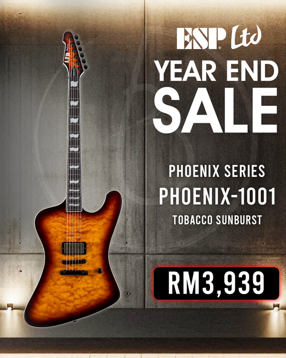 ESP LTD Phoenix-1001 Electric Guitar - Tobacco Sunburst