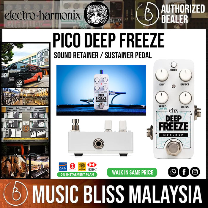 Electro Harmonix Deep FreezeSound Retainer Effects Pedal - Music Bliss Malaysia