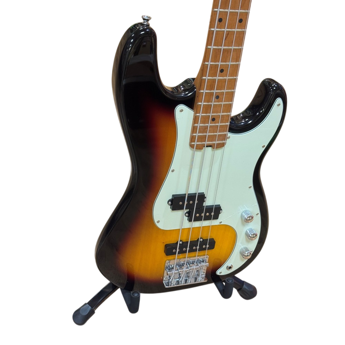SQOE PJ600 PJ Series Electric Bass Guitar - Sunburst (PJ-600)