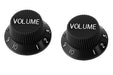ALLPARTS PK-0154-023 Volume Knobs for Stratocaster - Black (Pack of 2) - Music Bliss Malaysia