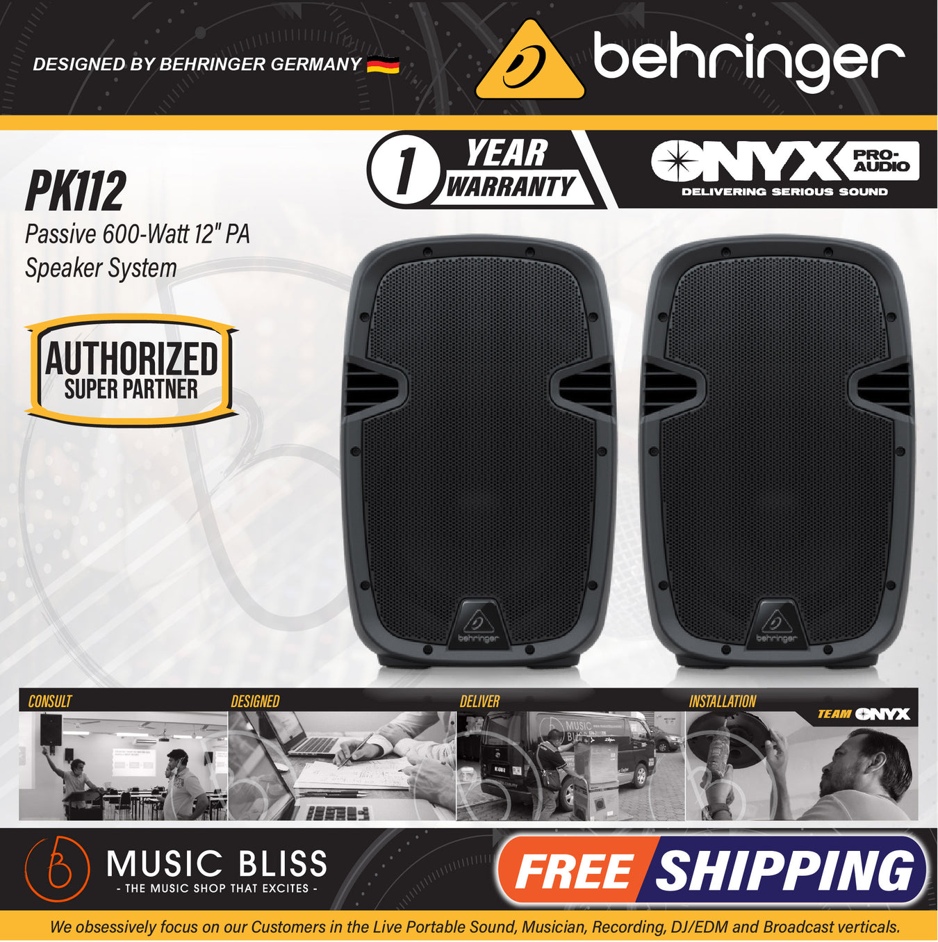 Behringer Passive PA Speaker