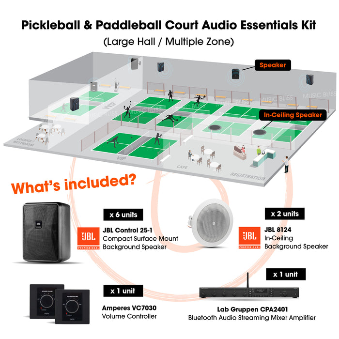 JBL Sound System for Pickleball & Paddleball Courts – Pro Court Speaker Setup Malaysia