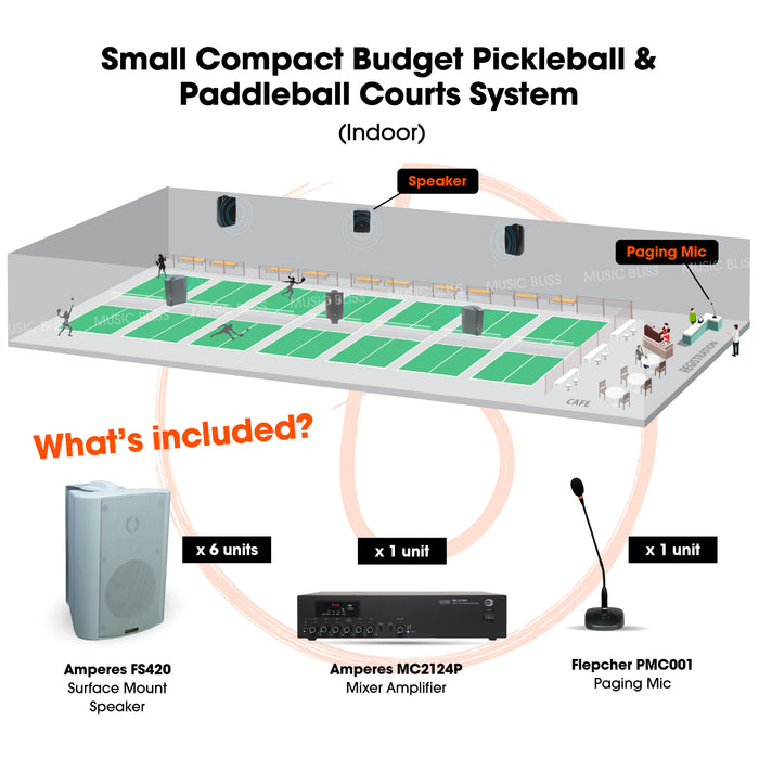 Indoor Sound System for Pickleball & Paddleball Courts – Budget PA Setup Malaysia