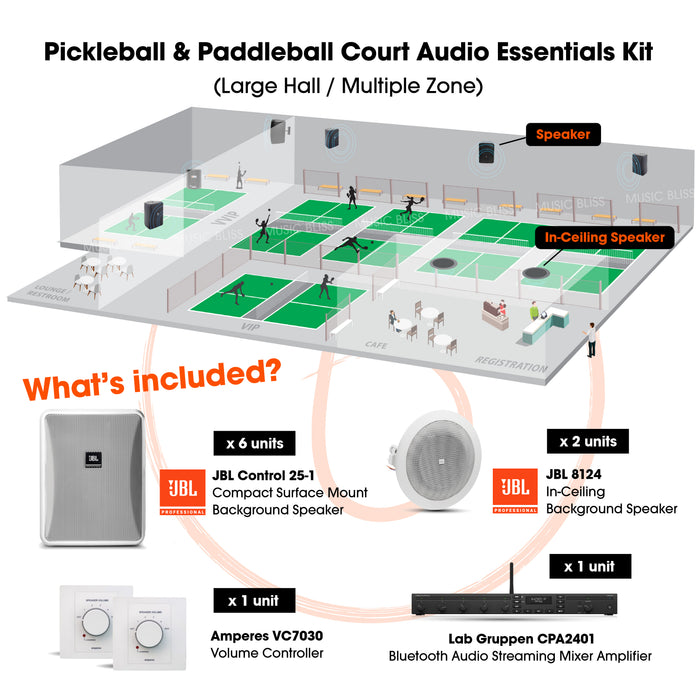 JBL Sound System for Pickleball & Paddleball Courts – Pro Court Speaker Setup Malaysia