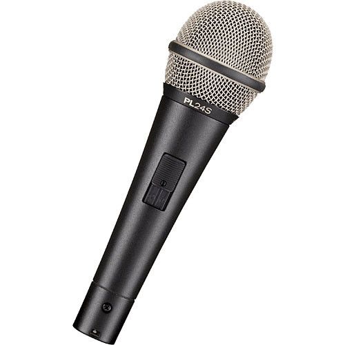 EV Electro-Voice PL-24S Handheld Dynamic Vocal Microphone with On/Off Switch - Music Bliss Malaysia