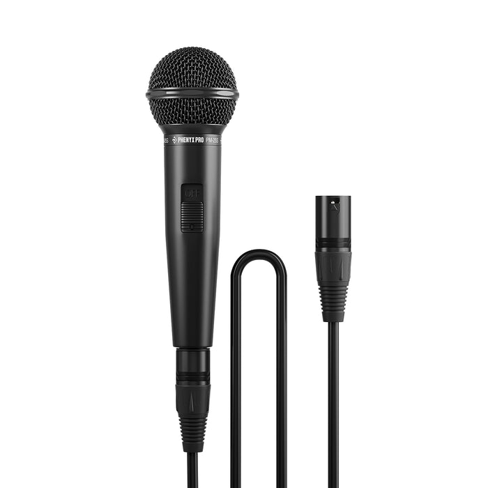 Phenyx Pro PM-25S Cardioid Dynamic Microphone with Switch (with cable and pouch)