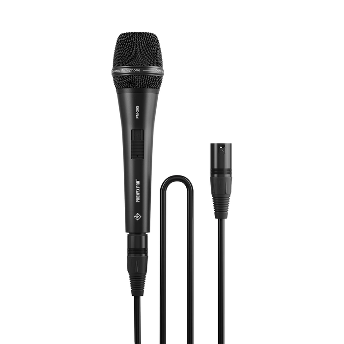 Phenyx Pro PM-26S Supercadioid Dynamic Microphone with Switch (with cable and pouch)