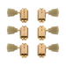GIBSON ACCESSORIES VINTAGE TUNING MACHINE HEADS - GOLD W/ GREEN BUTTONS (PMMH-020) - Music Bliss Malaysia
