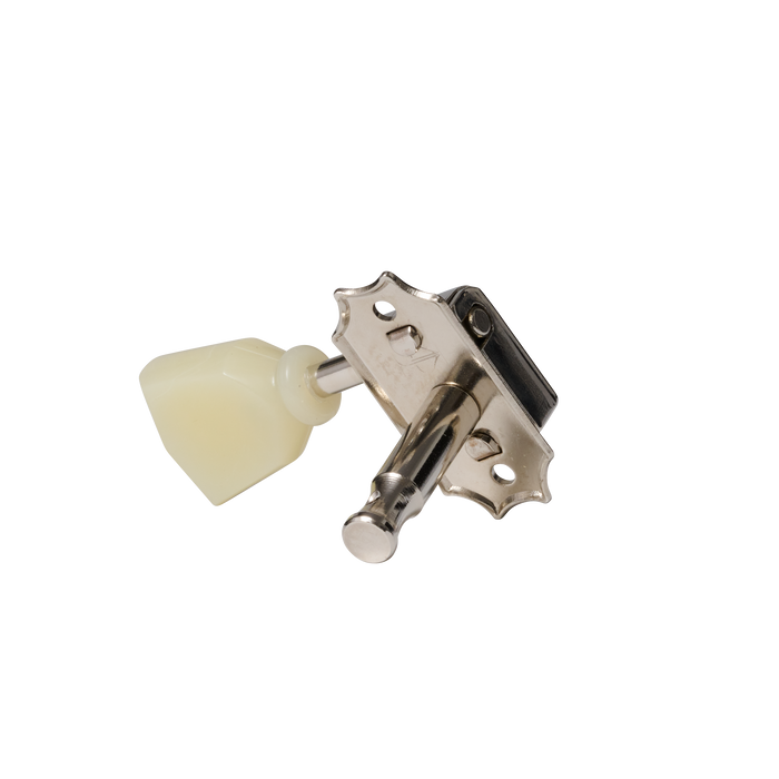 GIBSON ACCESSORIES VINTAGE LES PAUL PEARLOID MACHINE HEADS - NICKEL (PMMH-040) - Music Bliss Malaysia