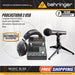 Behringer PODCASTUDIO 2 USB Bundle - Podcasting Bundle with XENYX-302USB + XM-8500 and HPM-1000 - Music Bliss Malaysia