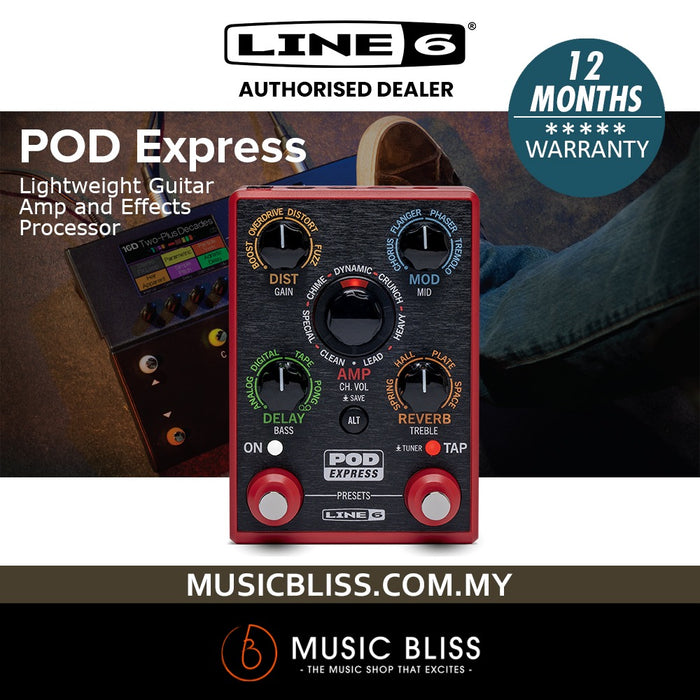 Pod Line Six Line 6 POD Express Guitar | Music Bliss Malaysia