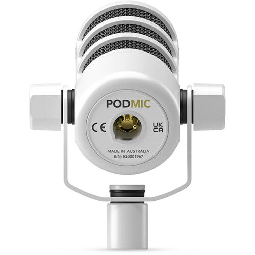 Rode PodMic Dynamic Broadcast Microphone - White [2 Years Warranty]