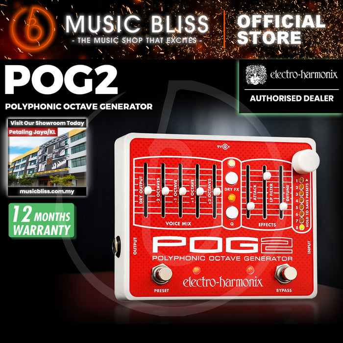 Electro Harmonix POG2 Polyphonic Octave Generator Pedal