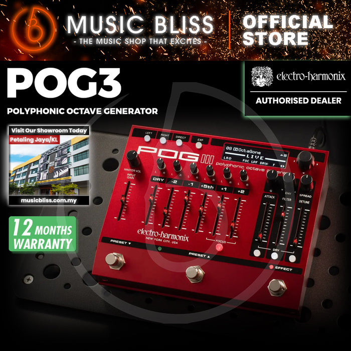 Electro Harmonix POG3 Polyphonic Octave Generator Pedal