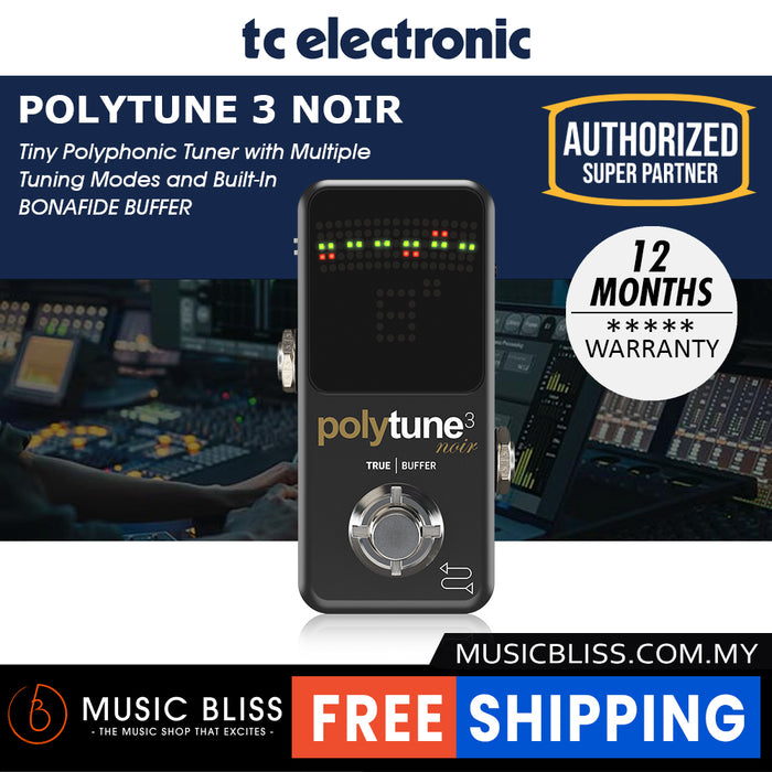 TC Electronic | Product | POLYTUNE 3 NOIR