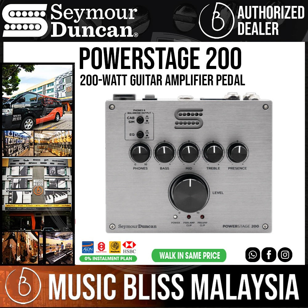 Amplificatore Seymour Duncan - 200W, Con Equalizzatore E Simulazione Altoparlanti - Foto 3