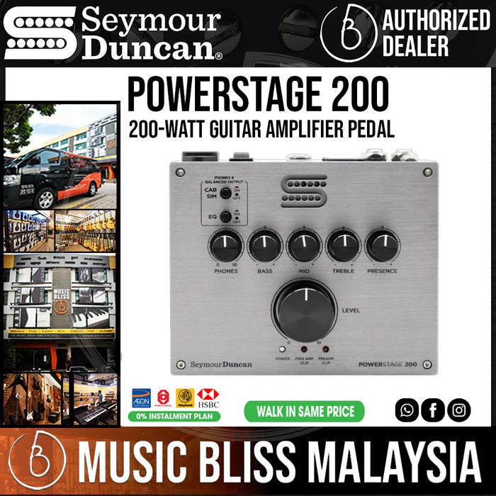 Seymour Duncan PowerStage 200 - 200-watt Guitar Amplifier Pedal - Music Bliss Malaysia