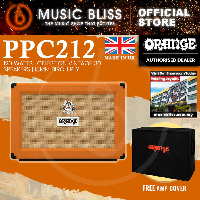 Orange PPC212 - 120-watt 2x12" Cabinet - Orange (Made in UK)