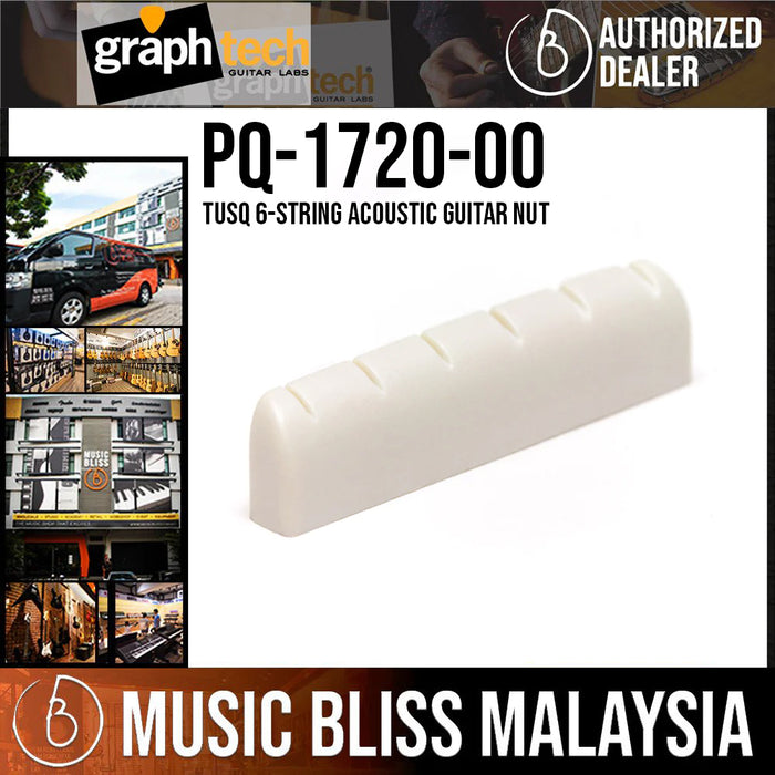 Graph Tech PQ-1720-00 TUSQ 6-string Acoustic Guitar Nut - Music Bliss Malaysia