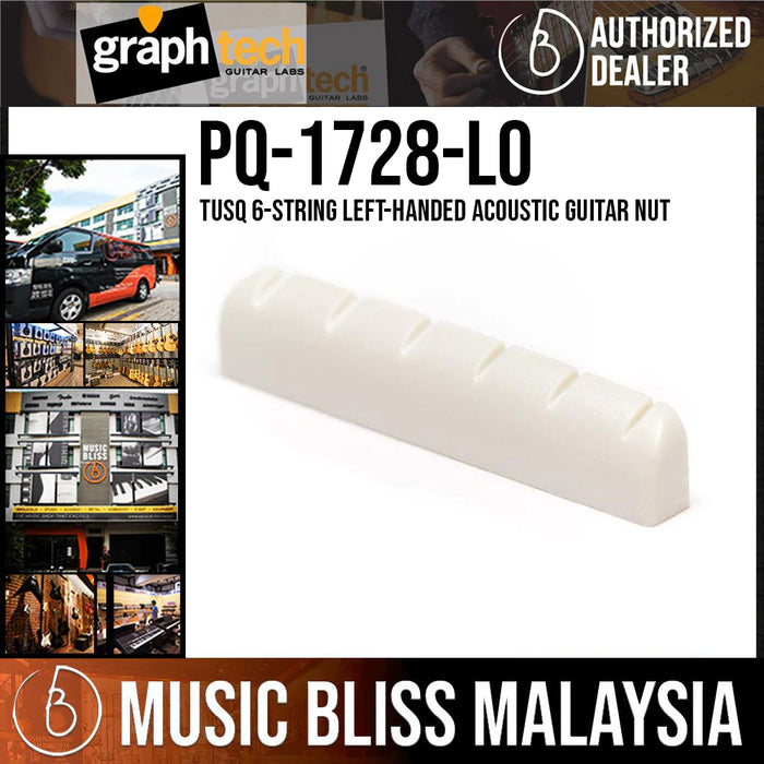 Graph Tech PQ-1728-L0 TUSQ 6-string Left-handed Acoustic Guitar Nut - Music Bliss Malaysia