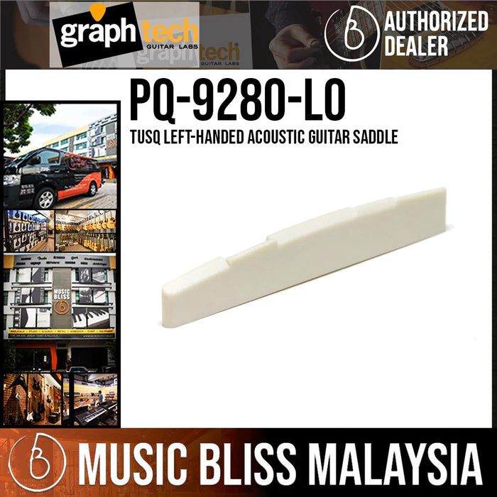 Graph Tech PQ-9280-L0 TUSQ Left-handed Acoustic Guitar Saddle - Music Bliss Malaysia