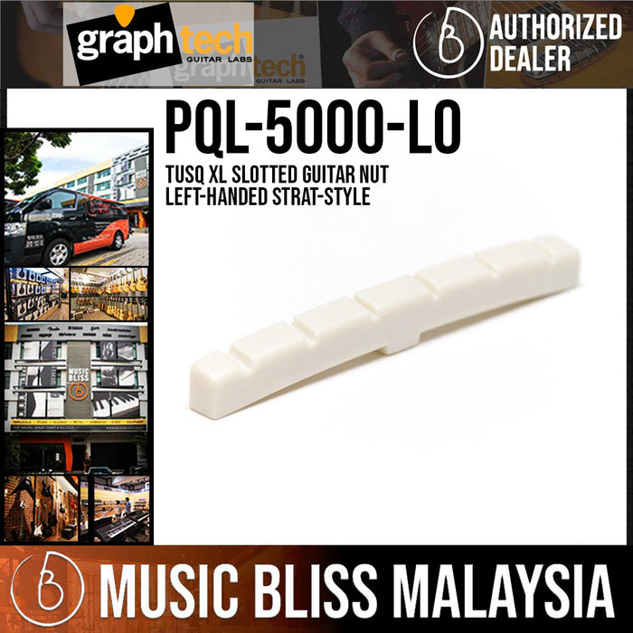 Graph Tech PQL-5000-L0 TUSQ XL Slotted Guitar Nut - Left-handed Strat-Style - Music Bliss Malaysia