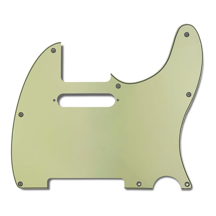 ALLPARTS PR-3852-024 PRiMO Pickguard for Telecaster, S-S Pickup Configuration Mint Green 3-Ply