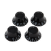 GIBSON ACCESSORIES TOP HAT KNOBS, 4PCS - BLACK (PRHK-010) - Music Bliss Malaysia