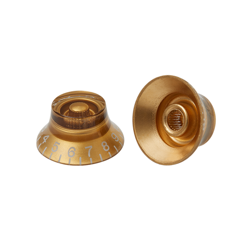 GIBSON ACCESSORIES TOP HAT KNOBS, 4PCS - GOLD (PRHK-020) - Music Bliss Malaysia