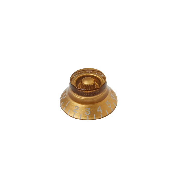 GIBSON ACCESSORIES TOP HAT KNOBS, 4PCS - GOLD (PRHK-020) - Music Bliss Malaysia